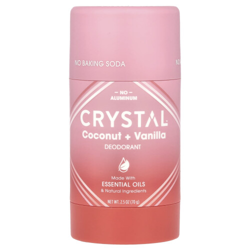 CRYSTAL, Ενισχυμένη με Μαγνήσιο Αντλία, Κοκονατ + Βανίλια, 2.5 oz (70 γρ.)