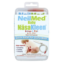 Squip, NeilMed NasaKleen, Aspiratore Nasale-Orale per Bambini e Ragazzi, 1 Kit