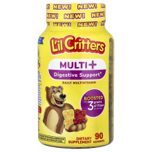 L'il Critters, Dzienny Multivitamin Gummies z Wspomaganiem Trawienia