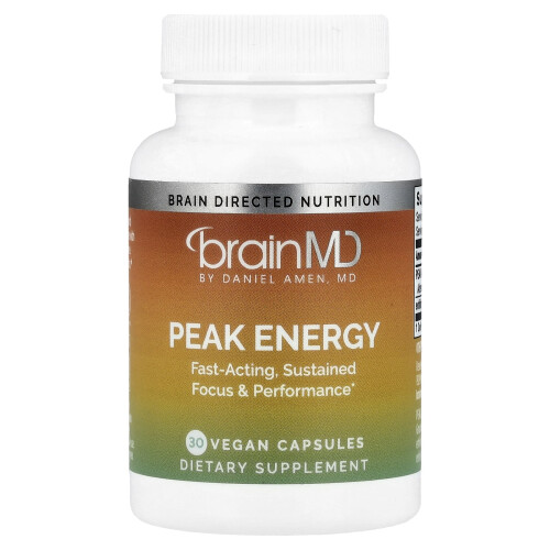 BrainMD, Peak Energy, 30 Cápsulas Veganas
