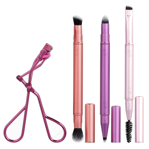 Real Techniques Real Techniques, Double Time Brush + Lash Set, 4 Stück Set