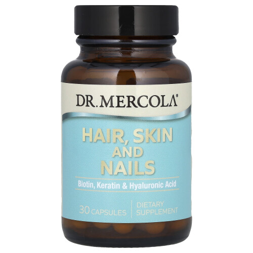 Dr. Mercola, Capelli, Pelle e Unghie, 30 Comprimati