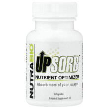 NutraBio, UpSorb, 60 Kapseln
