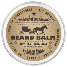 Bezúhelný Amiš, Čistý Balm pro Růst Borodavy, Nezaměnitelný, 2 oz (60 ml)
