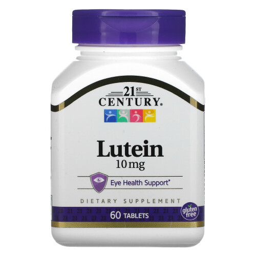 21st Century, Lutein, 10 mg, 60 Tabletten