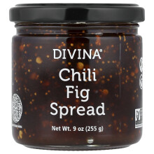 Divina, Crema di Fichi Piccanti, 9 oz (255 g)