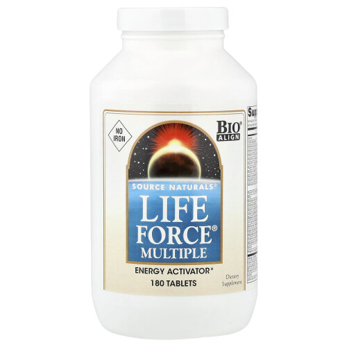 Source Naturals, Life Force Multiple, No Iron, 180 Tablets