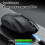 Wireless And Bluetooth Two Mode Connection 1600 DPI Adjustment Type-C Fast Charging Office Gaming Mouse 6