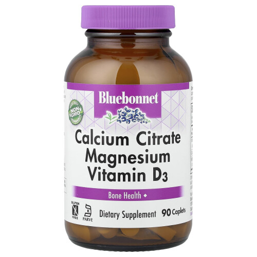 Bluebonnet Nutrition, Witamina D3, Witamina D3, Witamina D3, 90 Caplets