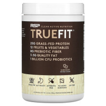 RSP Nutrition, TrueFit, Græs-fodret Protein Shake med Frugter & Grøntsager, Chocolate, 2,16 pund (980 g)