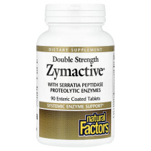Natural Factors Zymactive, 90 Enterisk Coated Tabletter