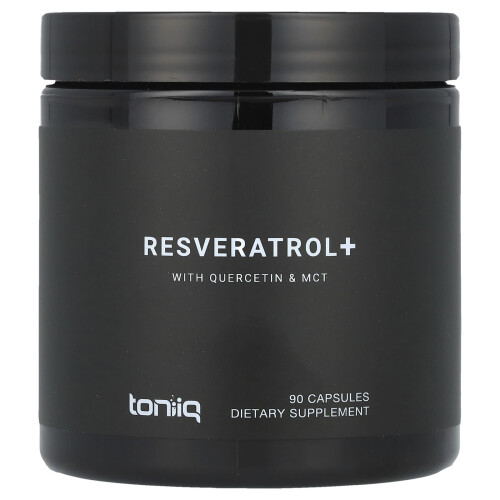 Toniiq, Resveratrol+, Com Quercetina e MCT, 90 Cápsulas