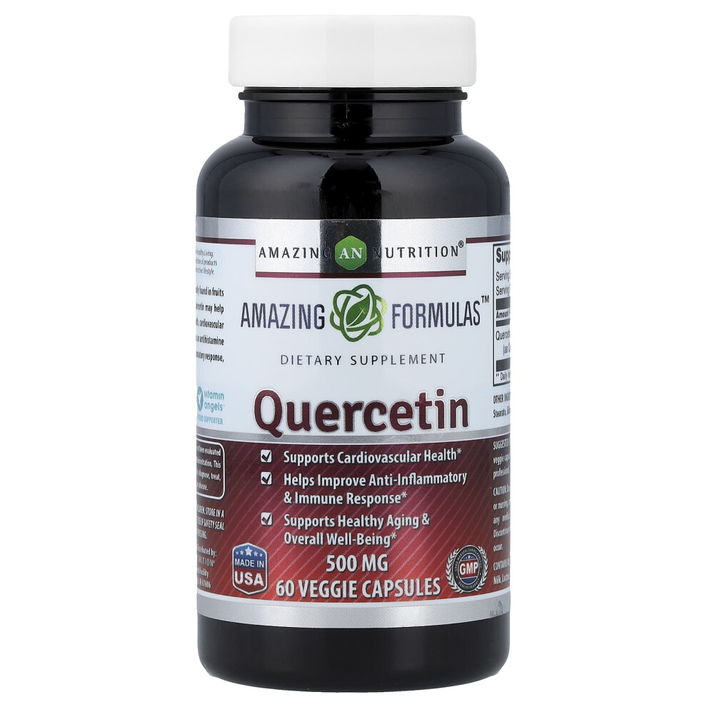 Amazing Nutrition , Quercetin, 500 Mg, 60 Veggie Capsules
