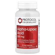 Protocol for Life Balance, Alfa-Lipoisk Syre, 250 mg, 90 Veg Kapsler