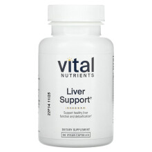 Vital Nutrients, Lever Støtte, 60 Vegan Tænks