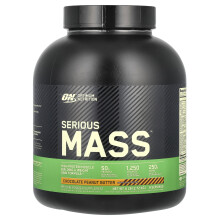 Optimum Nutrition, Serious Mass, Proteina in Polvere di Supplemento, Cioccolato e Burro di Arachidi, 6 lb (2.72 kg)