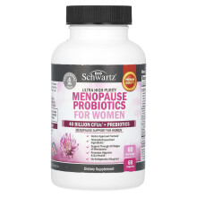 BioSchwartz, Probiotici di Menopausa Alta Purezza per Donne, 60 Capsule