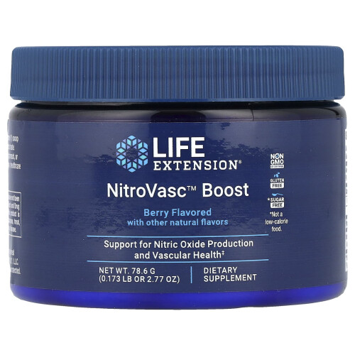Life Extension, NitroVasc Boost, Beeren, 2,77 oz (78,6 g)