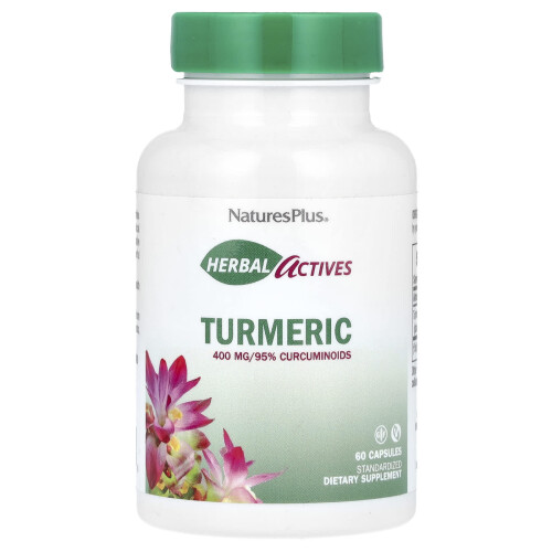 NaturesPlus, Εργατικά Είδη, Τυρκόμη, 400 mg, 60 Φύλλα