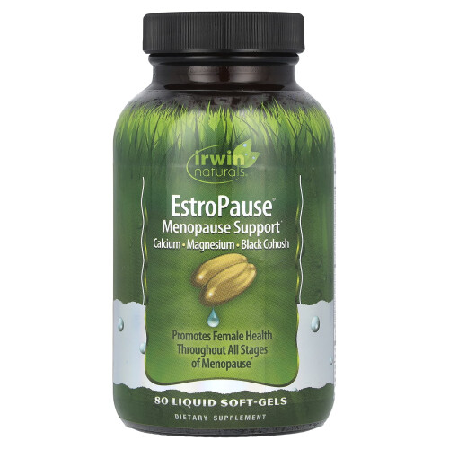 Irwin Naturals, EstroPause, Υποστήριξη Μενούπασης, 80 Λιωμένα Μягά Γελοίδια