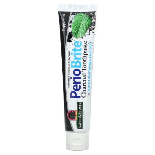 Nature's Answer, Κάρβουνο για Δόντια PerioBrite, Πεπονιού, 4 oz (113.4 g)