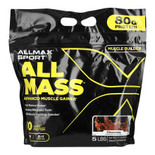 ALLMAX, Sport, Toată masa, Gainer muscular avansat, Ciocolată, 5 lbs, 2.27 kg (80 oz)