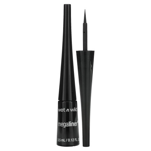 Wet n Wild Línea de Cejas MegaLiner, Black, 0.12 fl oz (3.5 ml)