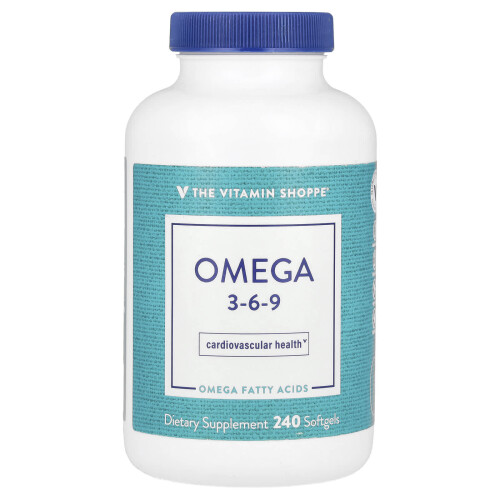 The Vitamin Shoppe, Ωμέγα 3-6-9, 240 Μυζήλια