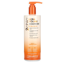 Giovanni, 2chic, Nagyon Nagy Mennyiségű Szárazkefért, Finom, Lógó Haja számára, Papaja + Tangerinabéles, 24 fl oz (710 ml)