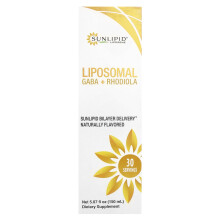 GABA + Rhodiola liposomal de la Sunlipid, 5.07 fl oz (150 ml)