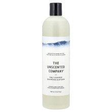 The Unscented Company, Daily Shampoo, For Fine to Wavy Hair Types, Fragrance Free, 16,9 fl oz (500 ml)