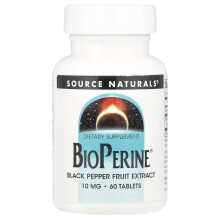 Source Naturals, BioPerine, 60 Tablets