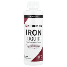 Kirkman Labs, Sare de Fier, Mango și Piersică Naturală, 8 fl oz (237 ml)