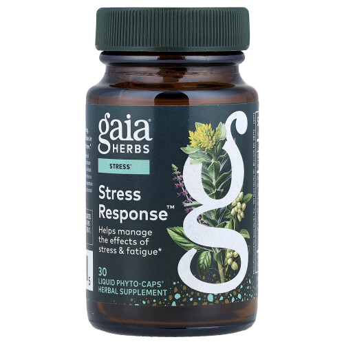 Gaia Herbs, Stress Response, 30 Vegan Capsules