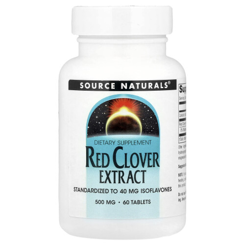 Source Naturals, Red Clover Extractum, 60 Tabletták