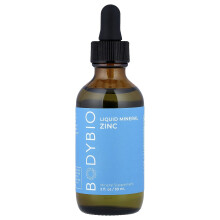 BodyBio, Kapalina minerálního zinku, 2 fl oz (59 ml)