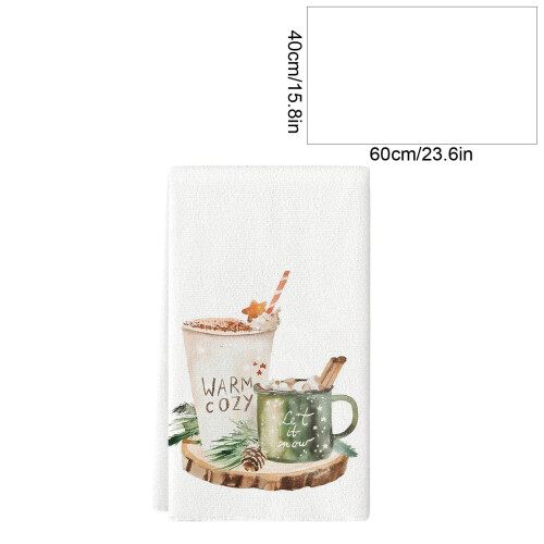 Polyesterhandduk vit 40x60cm 1