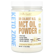 Divine Health, Dr Colbert M.D. MCT Oil Powder, Fransk Vanille, 11,11 oz (315 g)