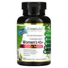 Emerald Laboratories, Koenzymatyzowana Witamina D dla Kobiet powyżej 45 lat, 1-Dzienny Multi, 60 Vegetable Caps