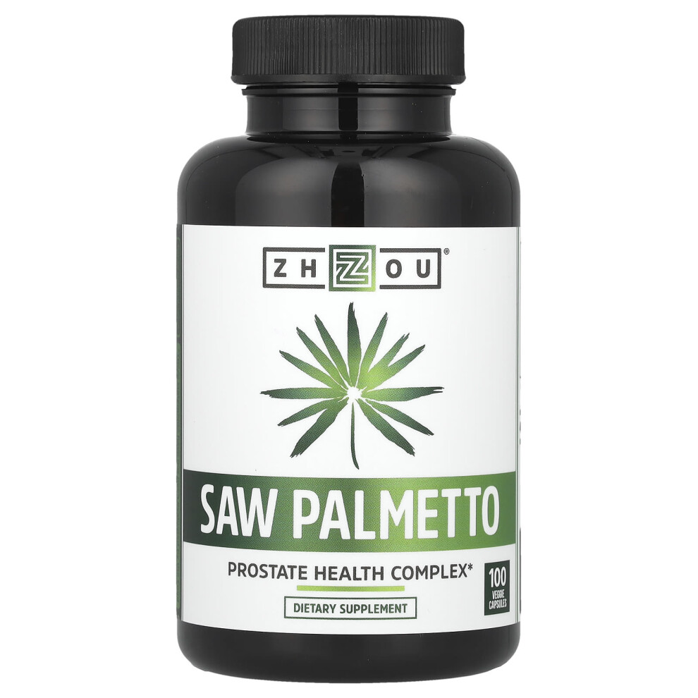 Zhou Nutrition , Saw Palmetto, 100 Veggie Capsules