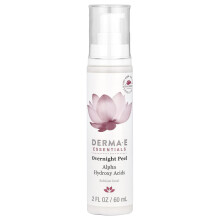 DERMA E, Essentials, Noční Peel, 2 fl oz (60 ml)