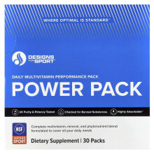 Daily Multivitamin Performance Power Pack Designs For Health, 30 sztuk