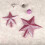 Pink Glitter Christmas Tree Topper Shatterproof 5.9 inch 7