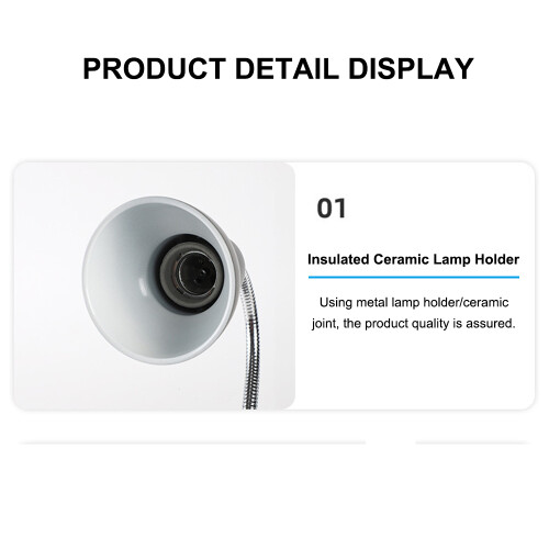 Supporto per luci-US-Dimming 42x10x6cm argento 25/50/75W 2