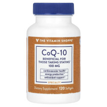 La The Vitamin Shoppe, CoQ-10, 100 mg, 120 Geluri moi