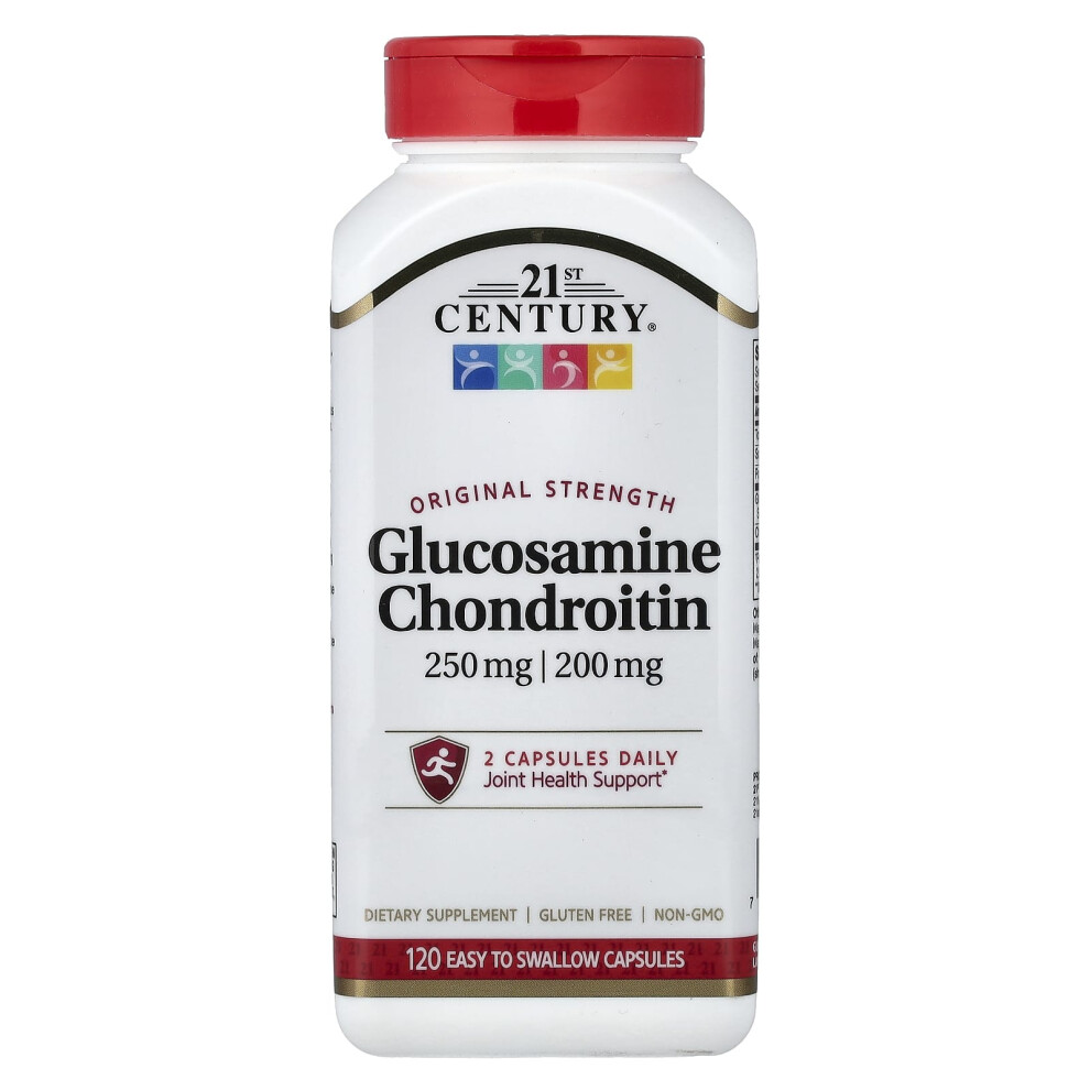 21St Century , Glucosamine / Chondroitin, Original Strength, 120 Easy To Swallow Capsules