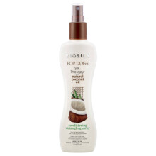 Terapia com Óleo de Coco Natural Biosilk, Spray de Condicionamento e Desenrolamento, Para Cães, 7 fl oz (207 ml)