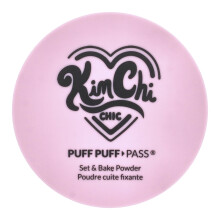 KimChi Chic Beauty, KimChi Chic Szépség, Puff Puff Pass, Set & Bake Por, PPP01 Ivory + Hint of Lavender = Ivander, 0,85 oz (24 g)