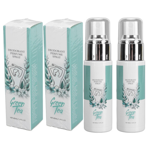 Grüner Tee Achsel-Deospray 40 ml x 2 1