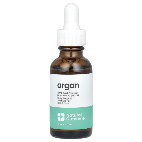 Natural Outcome, 100% Cold Pressed Marokkaanse Arganolie, 1 oz (30 ml)